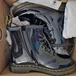 Toddler Size 10 Patent leather Dr. Martens boots. Worn once.